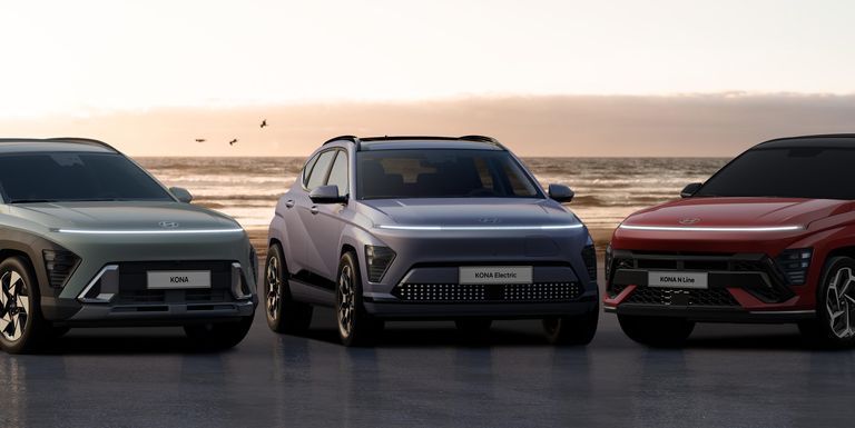 Hyundai Kona thế hệ mới lộ diện, mang dáng dấp Stargazer nhưng có thêm bản thuần điện