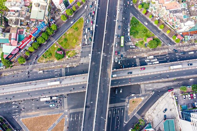 Diện mạo cầu cạn 10.000 tỷ đồng đi qua 4 quận Hà Nội trước ngày thông xe - Ảnh 12. Diện mạo cầu cạn 10.000 tỷ đồng đi qua 4 quận Hà Nội trước ngày thông xe - Ảnh 12.