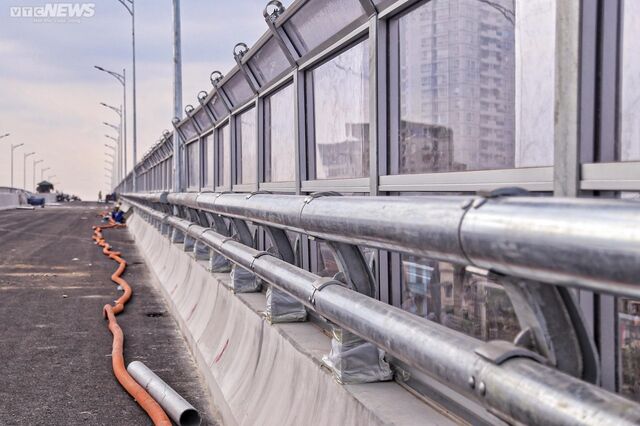 Diện mạo cầu cạn 10.000 tỷ đồng đi qua 4 quận Hà Nội trước ngày thông xe - Ảnh 6. Diện mạo cầu cạn 10.000 tỷ đồng đi qua 4 quận Hà Nội trước ngày thông xe - Ảnh 6.