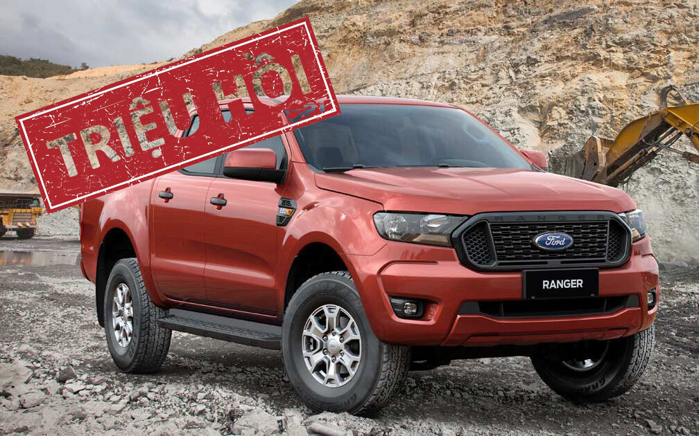 Triệu hồi Ford Ranger tại Việt Nam do lỗi liên quan kính chắn gió