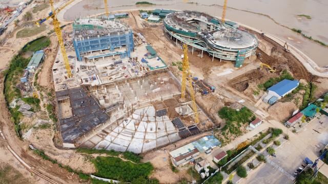 Công trình Cung Thiếu nhi Hà Nội: Từng hạng mục đang dần lộ diện