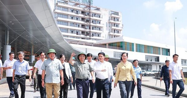 Chùm ảnh: Thủ tướng kiểm tra, đôn đốc 3 dự án bệnh viện lớn tại Hà Nam