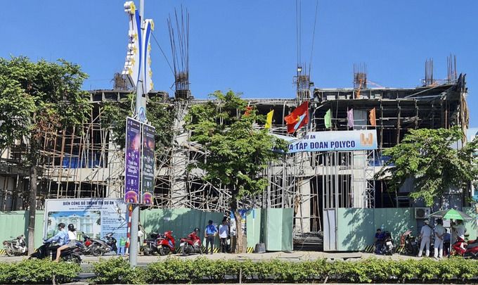 Đà Nẵng: Sập giàn giáo công trình khiến 5 người thương vong
