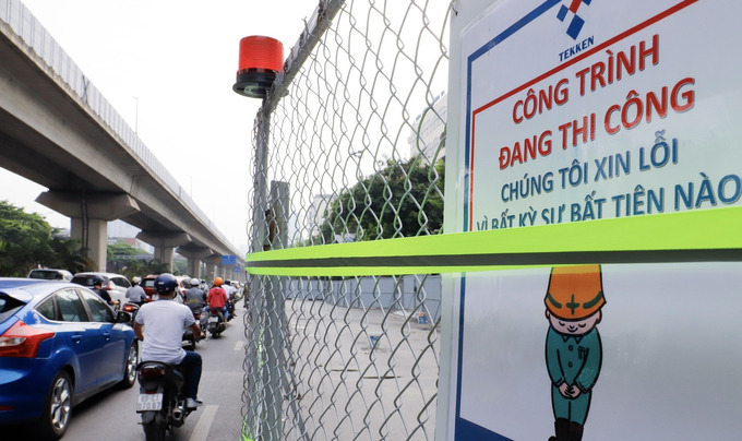 Hà Nội: Chính thức quây lô cốt đường Nguyễn Trãi