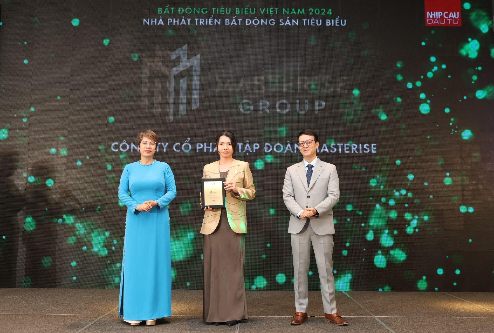 Masterise khẳng định uy tín và năng lực với cú đúp tại Giải thưởng “Bất động sản tiêu biểu 2024”