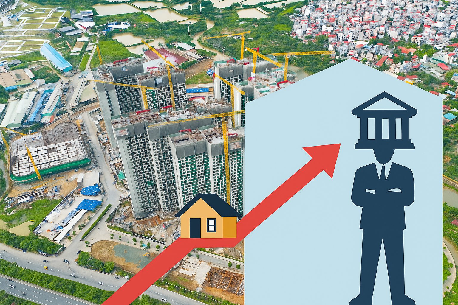 Giá nhà liên tục lập đỉnh: Oan cho tín dụng bất động sản?