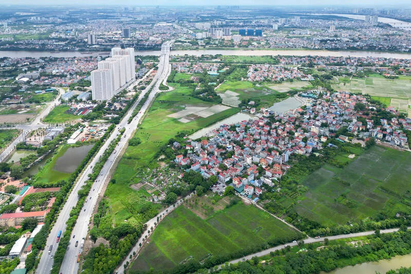 Giá đất ngoại thành Hà Nội “nhảy vọt”, có nơi tăng đến 50% trong bảng giá đất mới