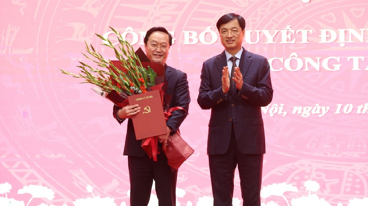 Đồng chí Nguyễn Đức Trung được phân công làm Phó Bí thư Thành ủy Hà Nội