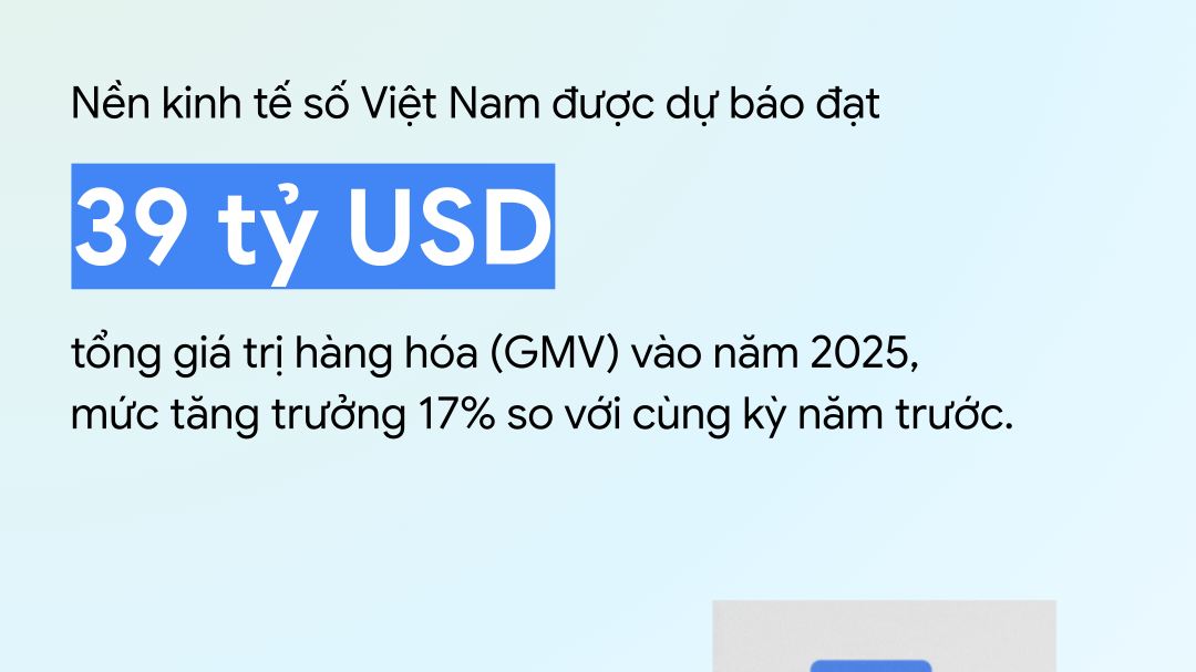 Nền kinh tế số Việt Nam dự kiến đạt 39 tỷ USD năm 2025