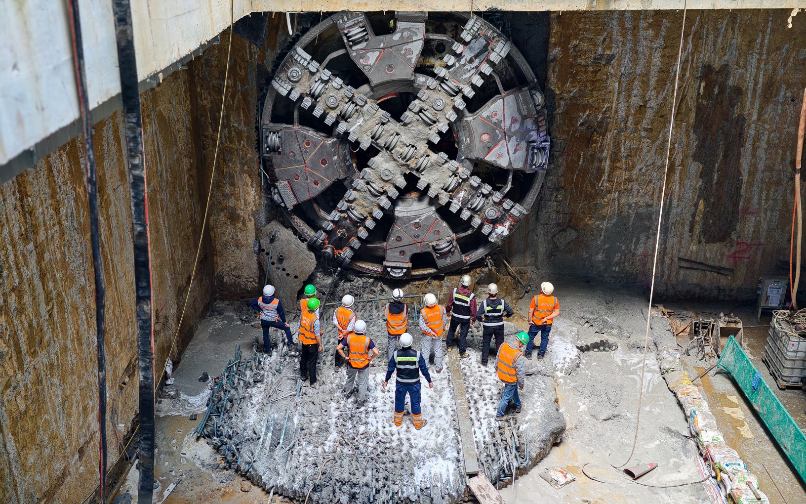 Hoàn thành khoan qua 4 ga ngầm đầu tiên Dự án Tuyến ĐSĐT số 3, đoạn Nhổn - ga Hà Nội