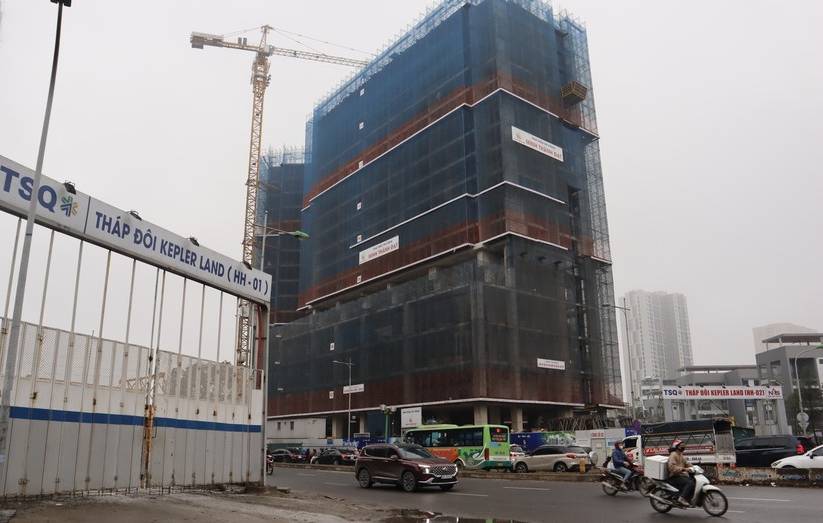 Cận cảnh dự án tháp đôi Kepler Land Mỗ Lao ngoài vành đai 3 Hà Nội gây bất ngờ khi rao bán tới 85 triệu đồng/m2