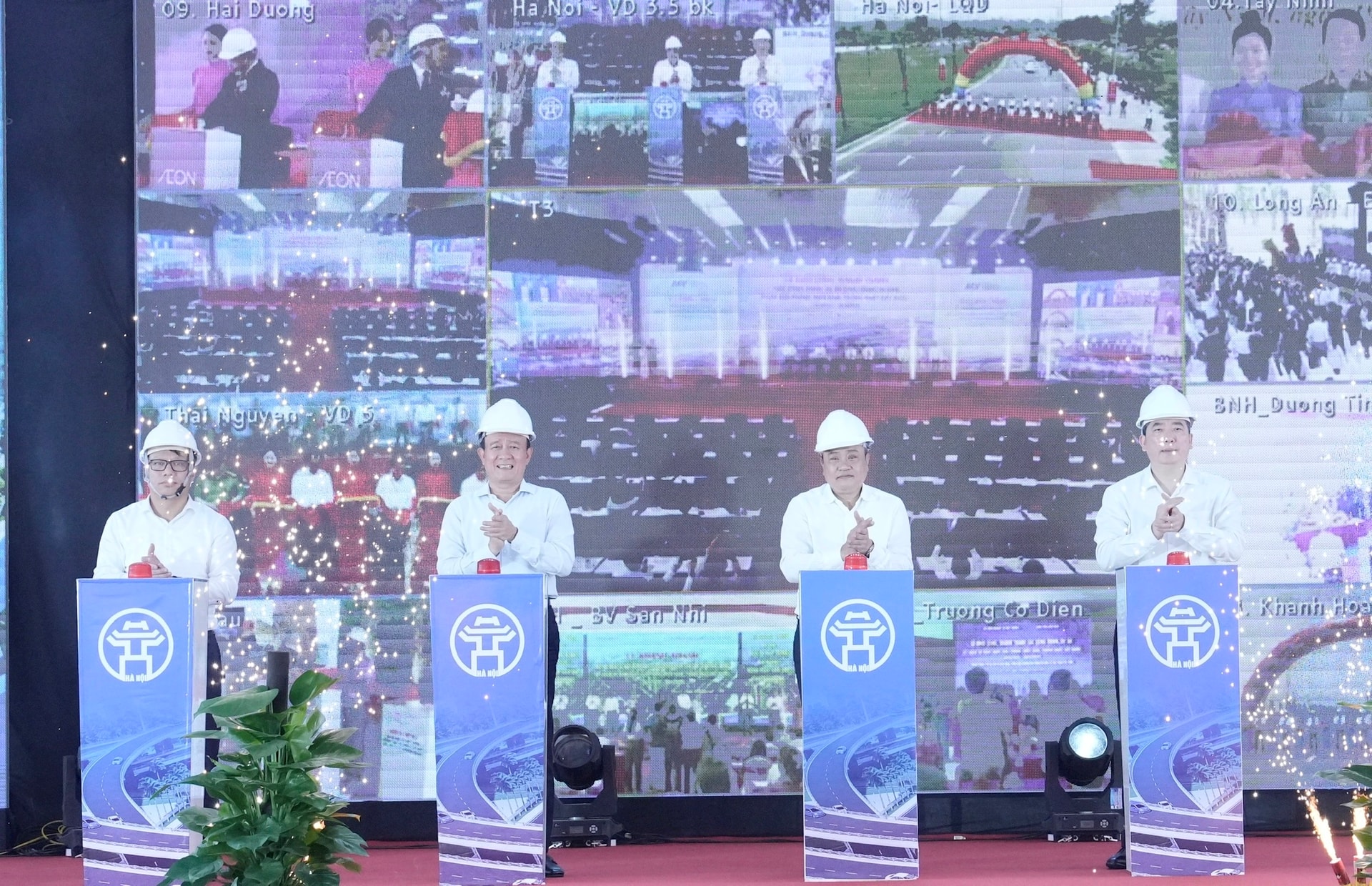 Hà Nội khởi công dự án xây dựng nút giao khác mức giữa đường Vành đai 3,5 với Đại lộ Thăng Long