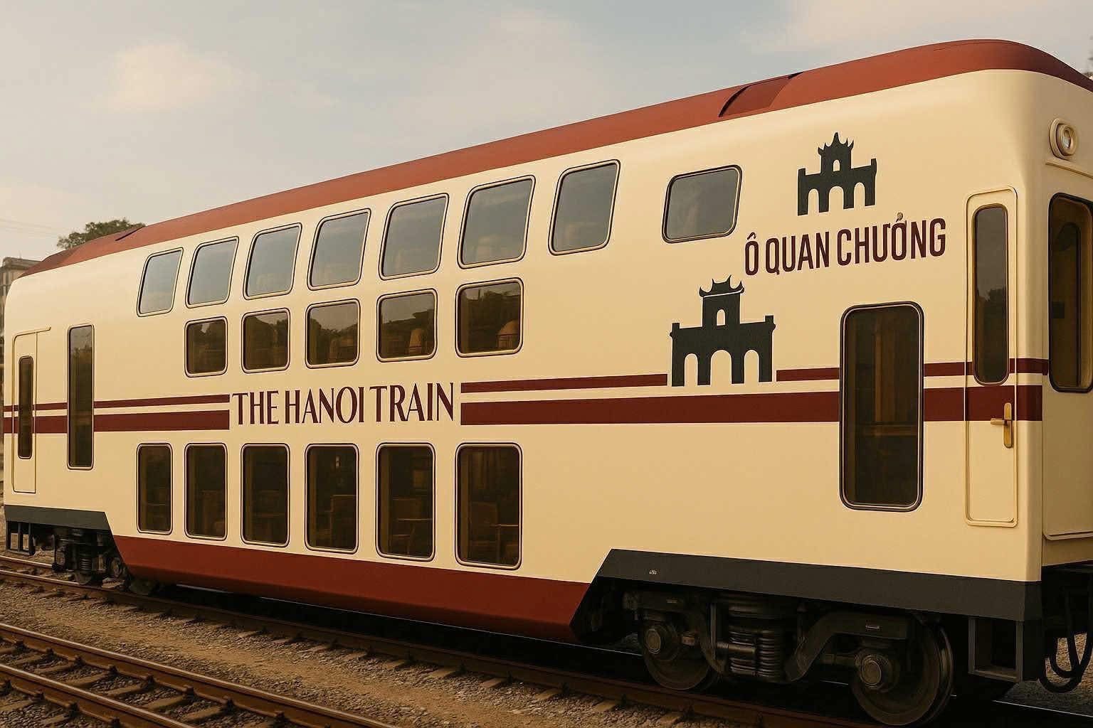 Đoàn tàu du lịch 2 tầng “Hà Nội 5 cửa ô” dự kiến vận hành từ ngày 19/8