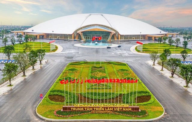 Cận cảnh công trường chuẩn bị cho Triển lãm quốc gia 80 năm Hành trình Độc lập, Tự do, Hạnh phúc