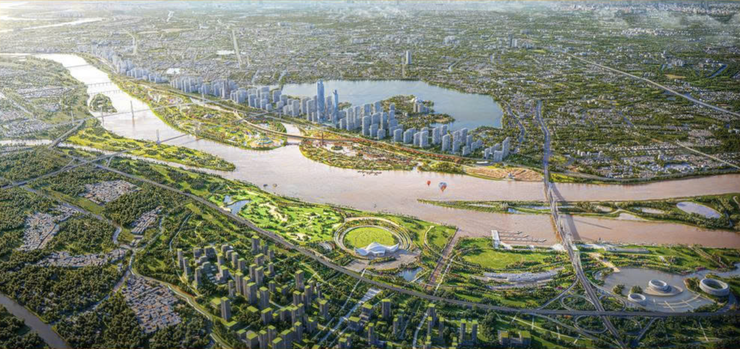 Sau Hà Nội, đến lượt tỉnh giáp ranh nghiên cứu xây dựng trục Đại lộ cảnh quan sông Hồng