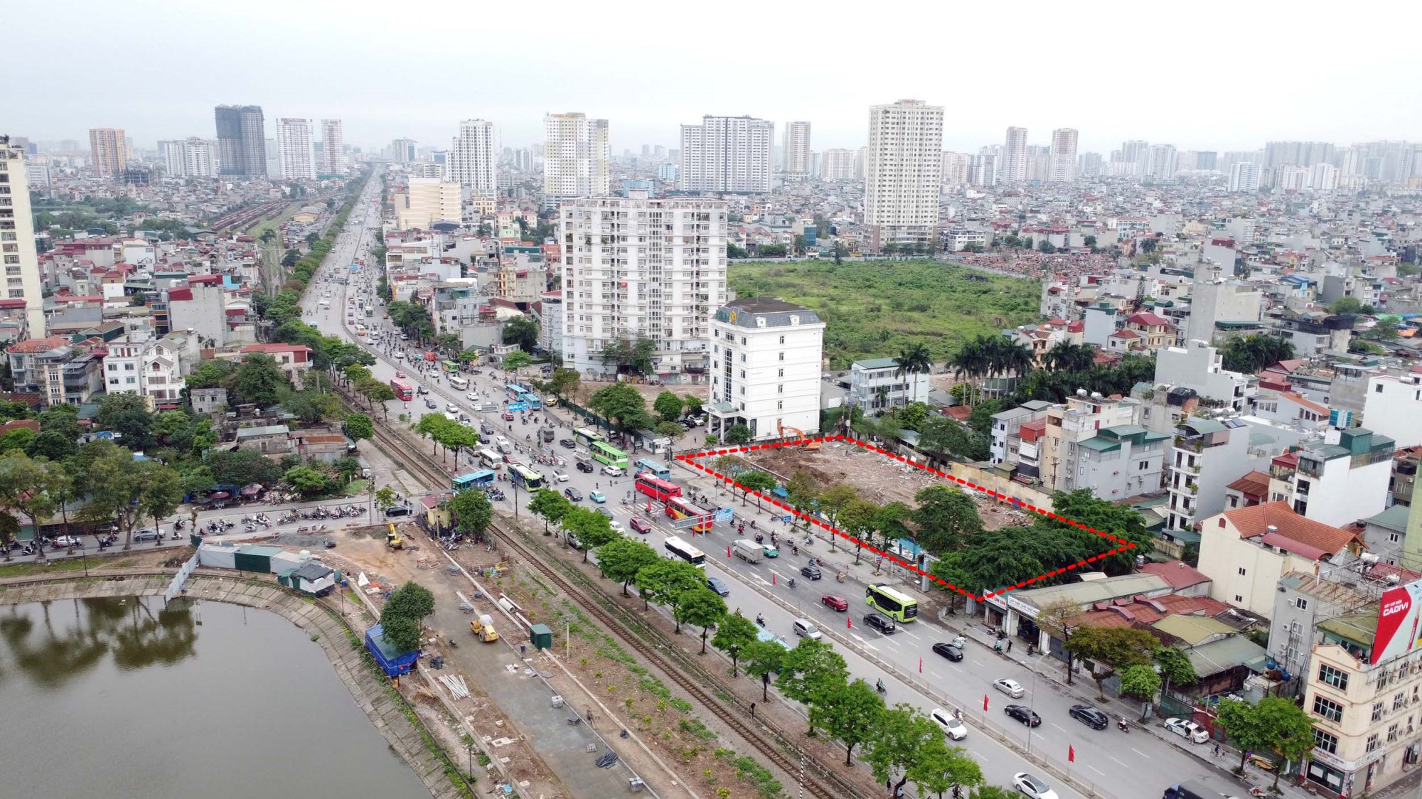 Taseco Land được Hà Nội cho chuyển 3.647 m2 “đất vàng” nhà máy ở Giải Phóng sang xây tổ hợp 27 tầng
