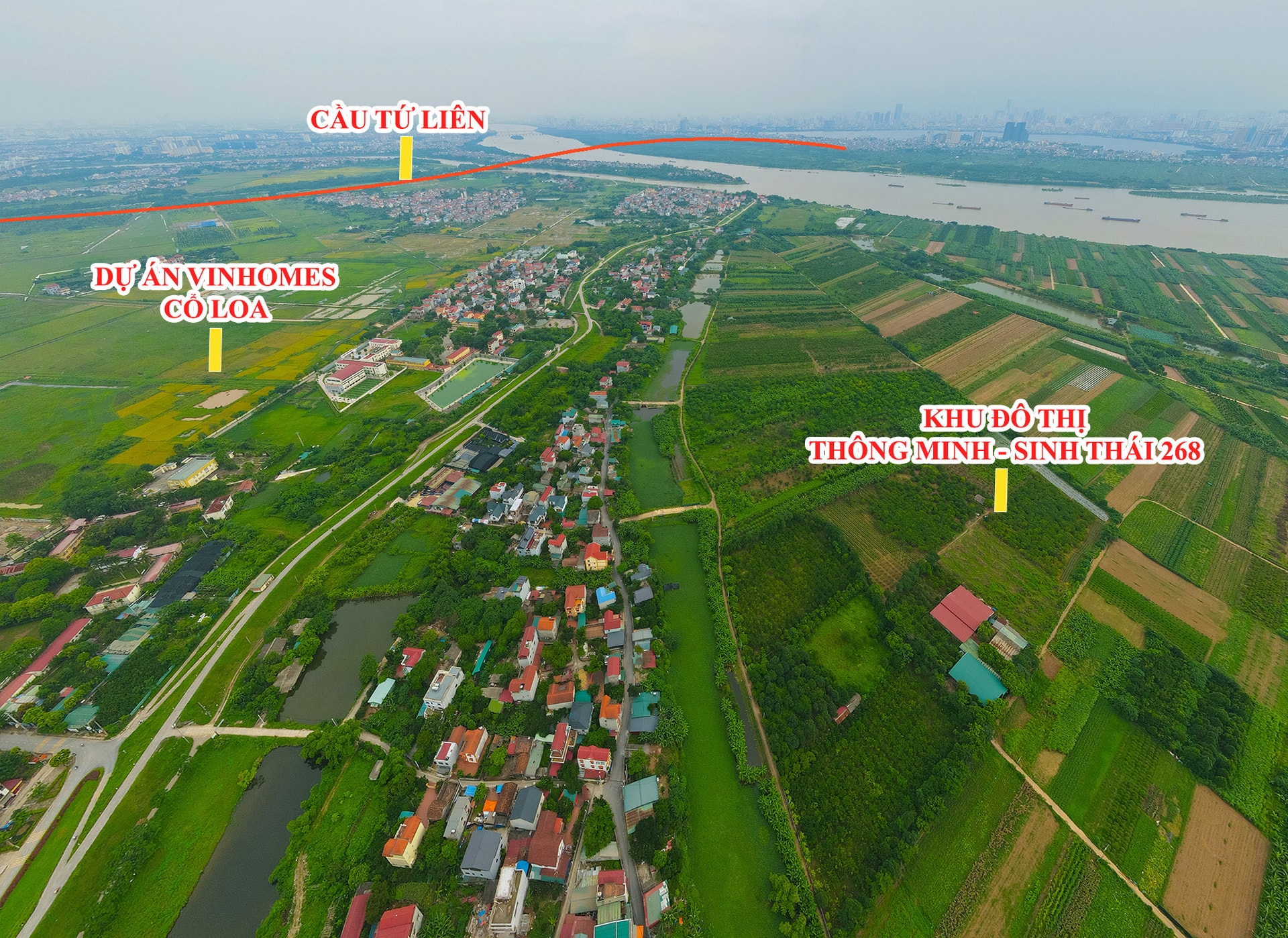 Dự án khu đô thị sinh thái 35.000 tỷ đồng của Vingroup đối diện Vinhomes Cổ Loa đón diễn biến mới