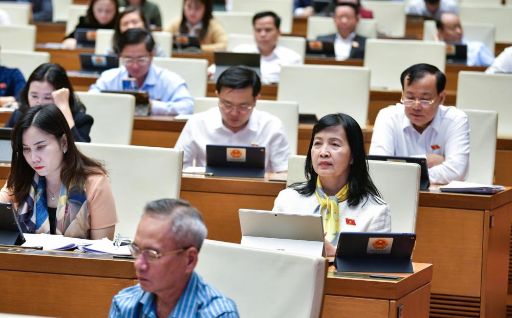 Các đại biểu tham dự phiên họp. Ảnh: Quốc hội Các đại biểu tham dự phiên họp. Ảnh: Quốc hội