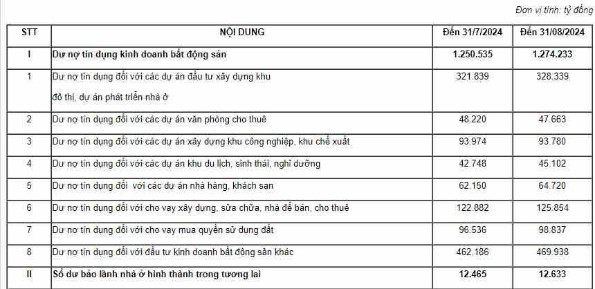 Tiền của các ngân hàng chi cho kinh doanh bất động sản tiếp tục tăng mạnh - ảnh 2 Tiền của các ngân hàng chi cho kinh doanh bất động sản tiếp tục tăng mạnh - ảnh 2