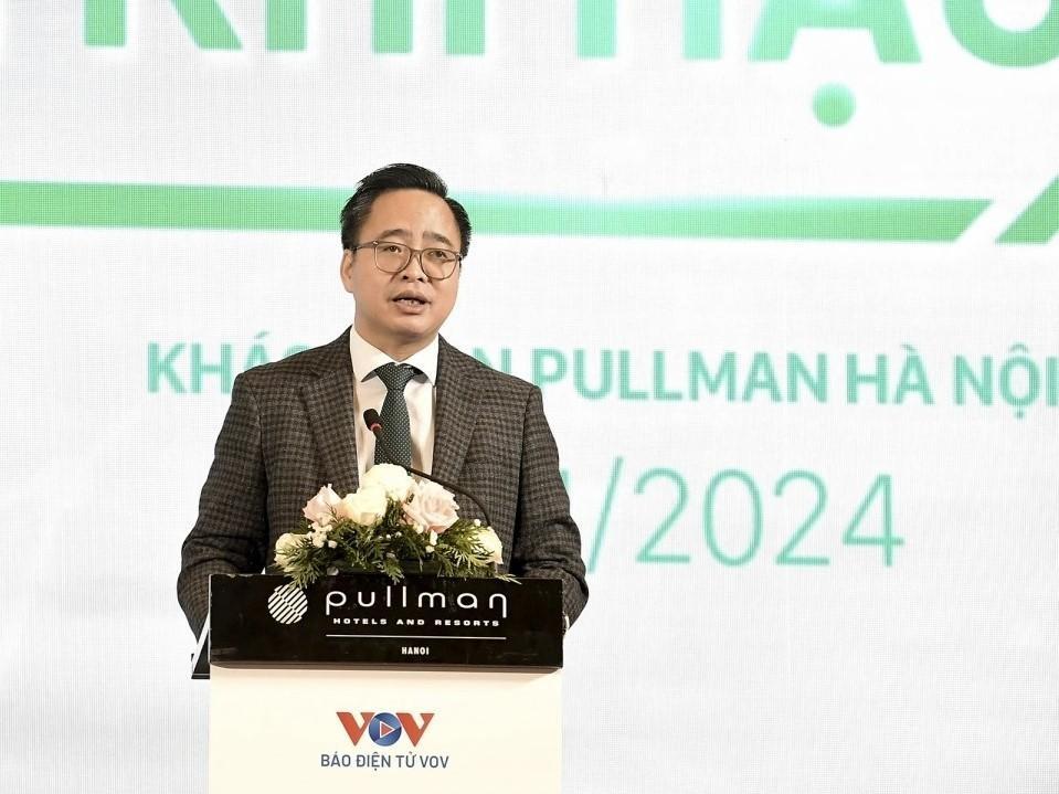 Phó Tổng giám đốc VOV Phạm Mạnh Hùng phát biểu tại Diễn đàn. (Ảnh: Việt Anh) Phó Tổng giám đốc VOV Phạm Mạnh Hùng phát biểu tại Diễn đàn. (Ảnh: Việt Anh)