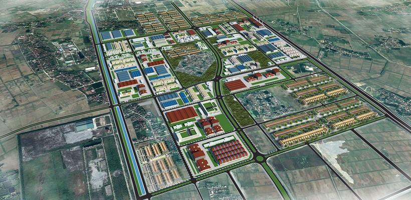 Phối cảnh dự án Khu công nghiệp hỗ trợ Đồng Văn III phía Đông đường cao tốc Cầu Giẽ - Ninh Bình Phối cảnh dự án Khu công nghiệp hỗ trợ Đồng Văn III phía Đông đường cao tốc Cầu Giẽ - Ninh Bình