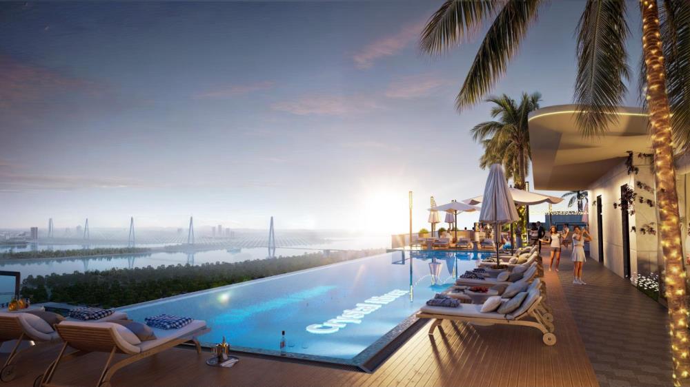 Sunshine Crystal River có bể bơi vô cực cao và dài nhất Tây Hồ Tây Sunshine Crystal River có bể bơi vô cực cao và dài nhất Tây Hồ Tây
