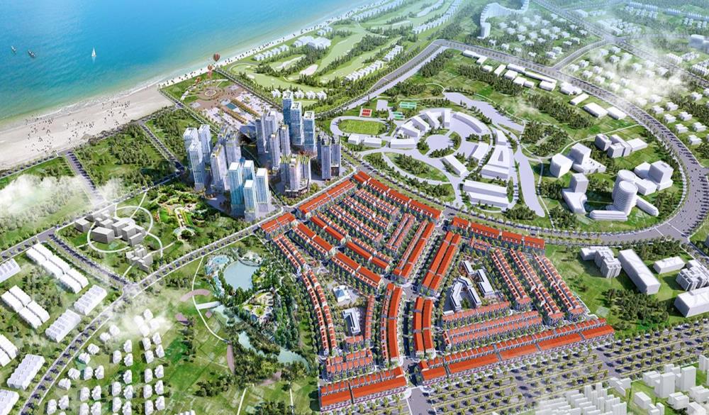 Phối cảnh dự án Khu đô thị du lịch sinh thái Nhơn Hội (Bình Định). (Nguồn: PDR) Phối cảnh dự án Khu đô thị du lịch sinh thái Nhơn Hội (Bình Định). (Nguồn: PDR)