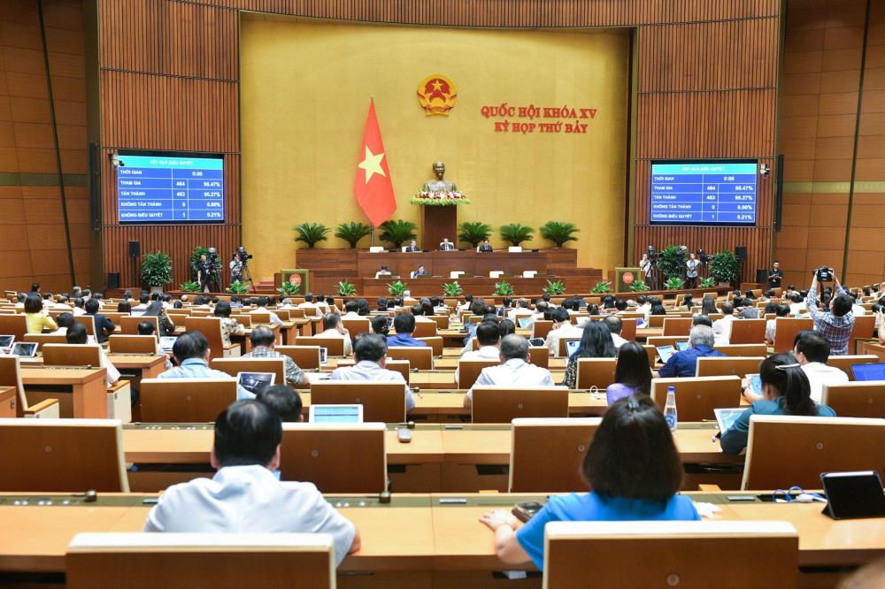 Quốc hội họp ở hội trường. Ảnh: Quốc hội Quốc hội họp ở hội trường. Ảnh: Quốc hội