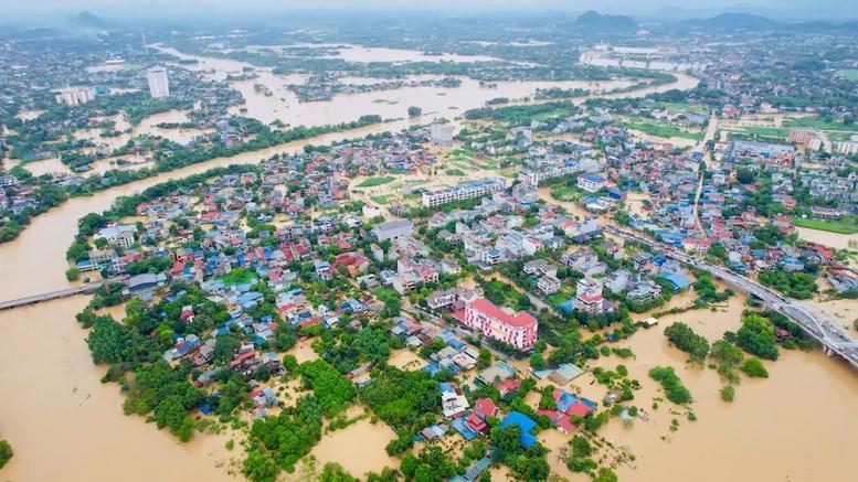 Một góc TP .Thái Nguyên bị lụt ngày 9/9. Một góc TP .Thái Nguyên bị lụt ngày 9/9.