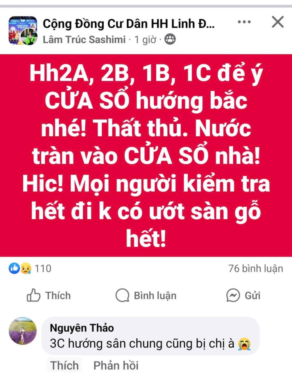 Dân chung cư Hà Nội bất an vì “siêu bão” - ảnh 1 Dân chung cư Hà Nội bất an vì “siêu bão” - ảnh 1