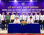 Hà Nội ký kết hợp đồng thực hiện 5 tuyến đường sắt đô thị theo hình thức chìa khóa trao tay