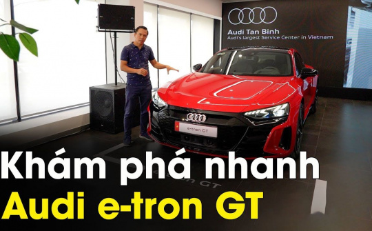 Audi e-tron GT giá 5,2 tỷ có gì hay?