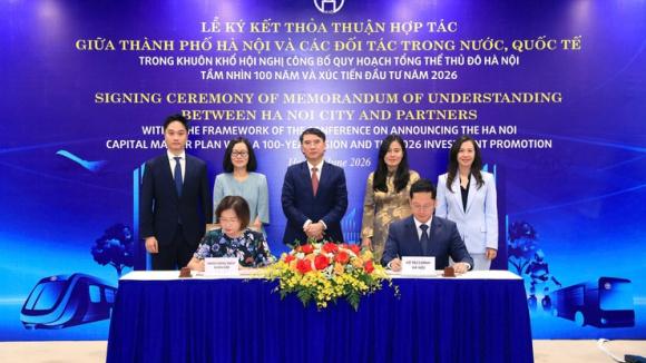 Hà Nội ký kết hợp tác với 5 ngân hàng, huy động nguồn vốn cho phát triển Thủ đô