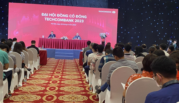 ĐHĐCĐ Techcombank: “Nóng” vấn đề tín dụng vào bất động sản và trái phiếu doanh nghiệp
