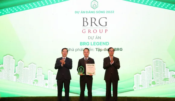 Tập đoàn BRG được vinh danh “Nhà phát triển dự án đáng sống” năm 2022