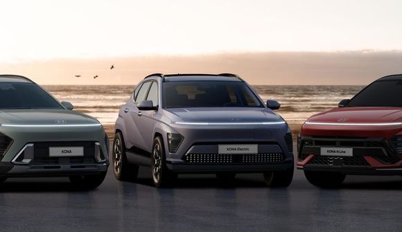 Hyundai Kona thế hệ mới lộ diện, mang dáng dấp Stargazer nhưng có thêm bản thuần điện
