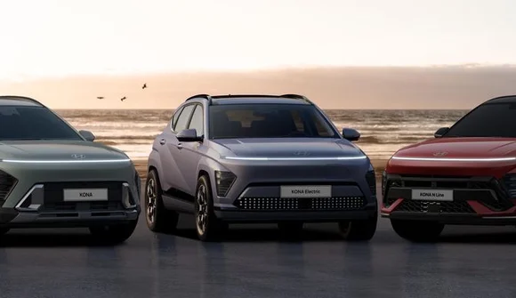 Hyundai Kona thế hệ mới lộ diện, mang dáng dấp Stargazer nhưng có thêm bản thuần điện