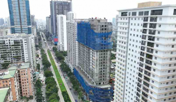 Mục sở thị dự án Handico Complex xây ở “rừng cao ốc” Lê Văn Lương, rao bán tới 85 triệu đồng/m2