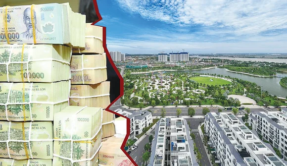 Tiền của các ngân hàng chi cho kinh doanh bất động sản tiếp tục tăng mạnh