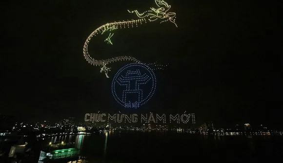 Mãn nhãn với lễ hội ánh sáng đêm giao thừa