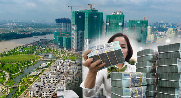Tiền của các ngân hàng tiếp tục “chảy” mạnh vào thị trường bất động sản