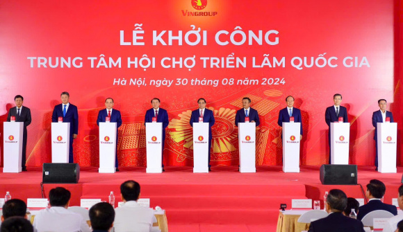 Vingroup chính thức khởi công xây trung tâm hội trợ triển lãm Top 10 thế giới ở Đông Anh