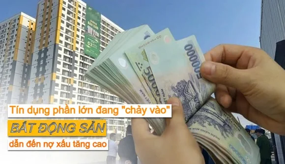 Tín dụng ngân hàng phần lớn đang “chảy vào” bất động sản dẫn đến nợ xấu tăng cao