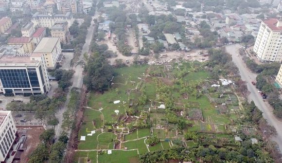 Chủ đầu tư khu đô thị Trũng Kênh (Hà Nội) bị ngân hàng rao bán nợ