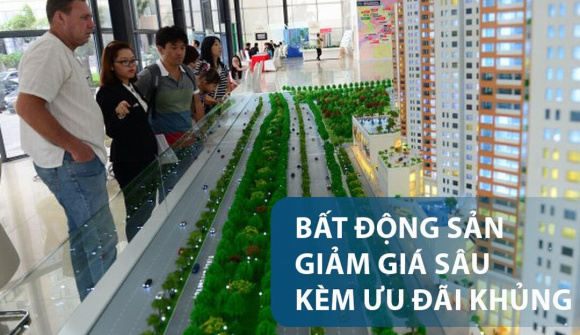 Bất động sản giảm giá sâu kèm ưu đãi khủng