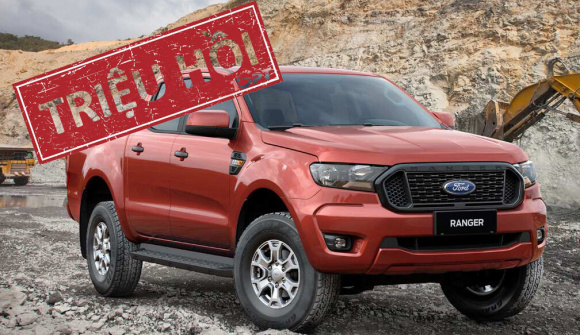 Triệu hồi Ford Ranger tại Việt Nam do lỗi liên quan kính chắn gió
