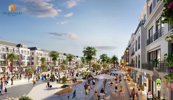 Thung lũng thung mại sầm uất tại MerryLand Quy Nhon