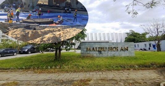 Dự án Malibu Hội An bị xử phạt vì xây dựng “chui”