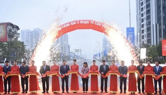 Hà Nội: Chính thức thông xe tuyến đường vành đai trên cao gần 10.000 tỷ đồng