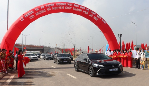 Thông xe đường hơn 650 tỷ đồng nối Khu đô thị vệ tinh Sóc Sơn với đường Võ Nguyên Giáp